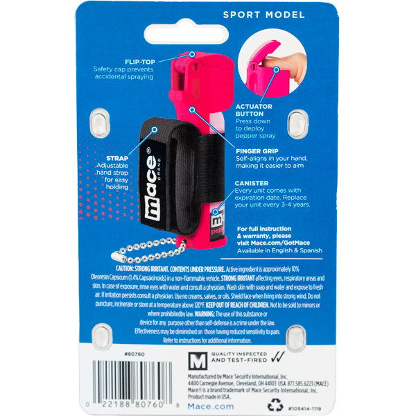 Mace® Sports Model Pepper Spray Pink