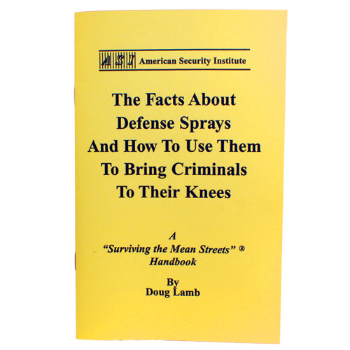 Tactical Defense Spray Book